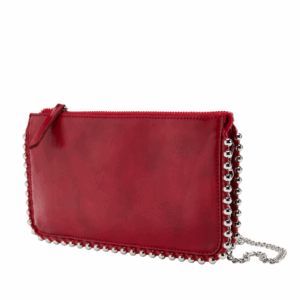 Bandolera roja tachas