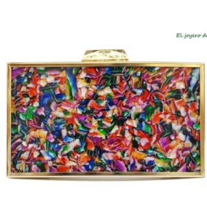 Clutch caja multicolor