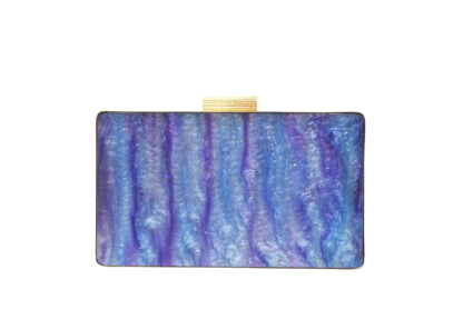 Bolso clutch cajita nácar