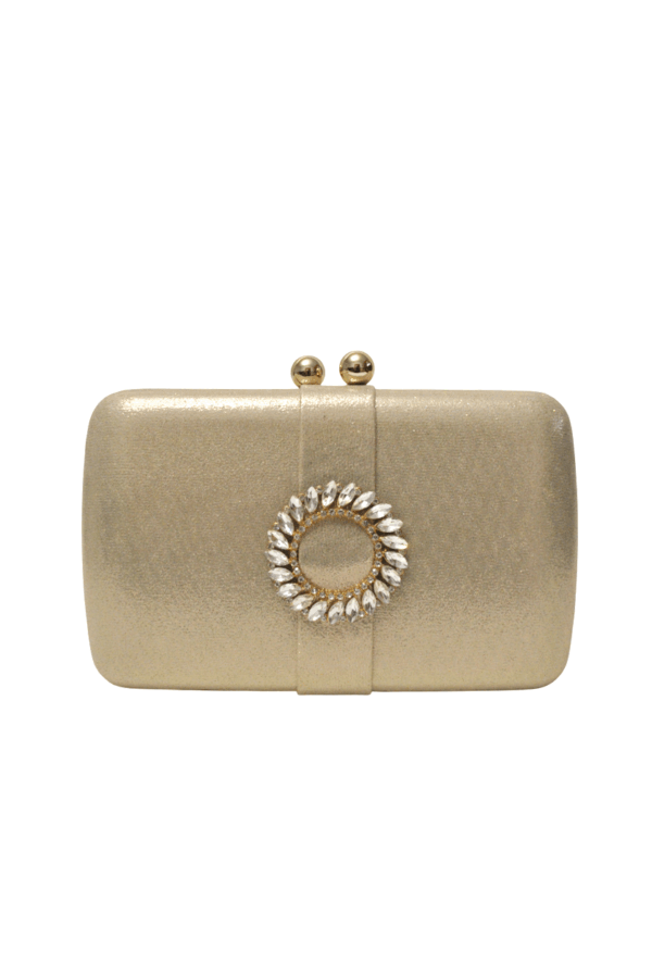 Clutch dorado joya