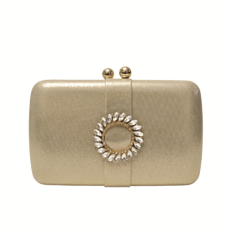 Clutch dorado joya