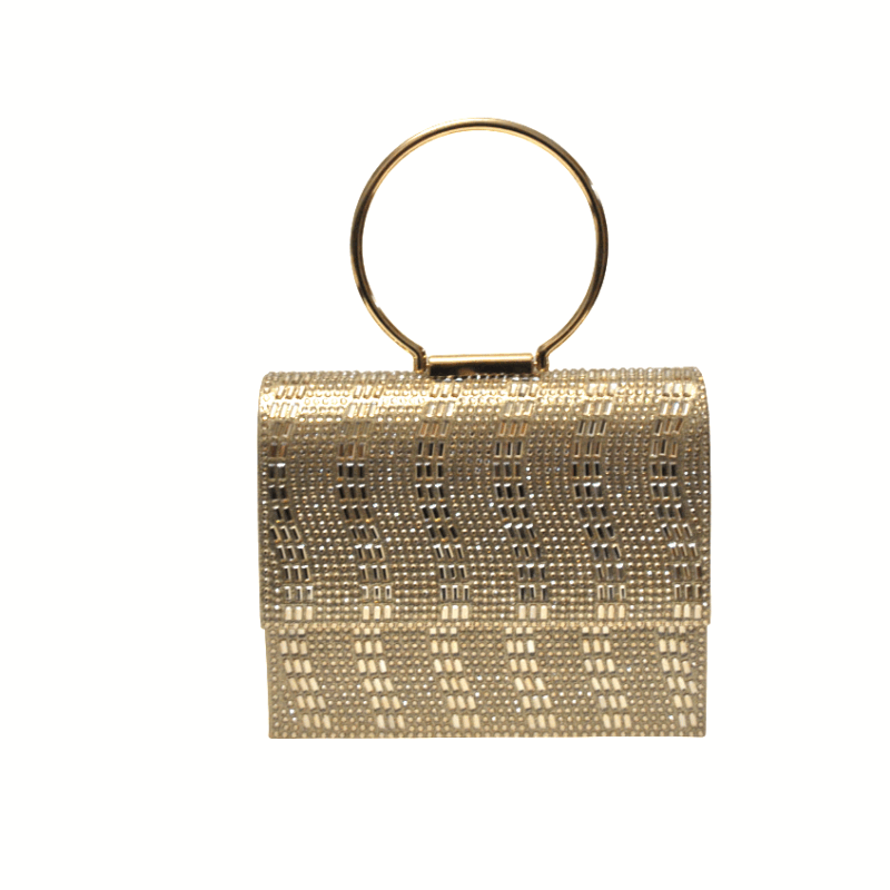 Clutch dorado champagne