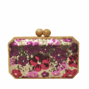 Clutch lentejuelas fucsias