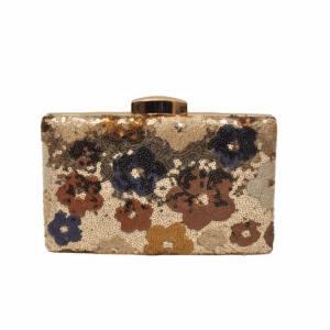 Bolso de fiesta lentejuelas flores