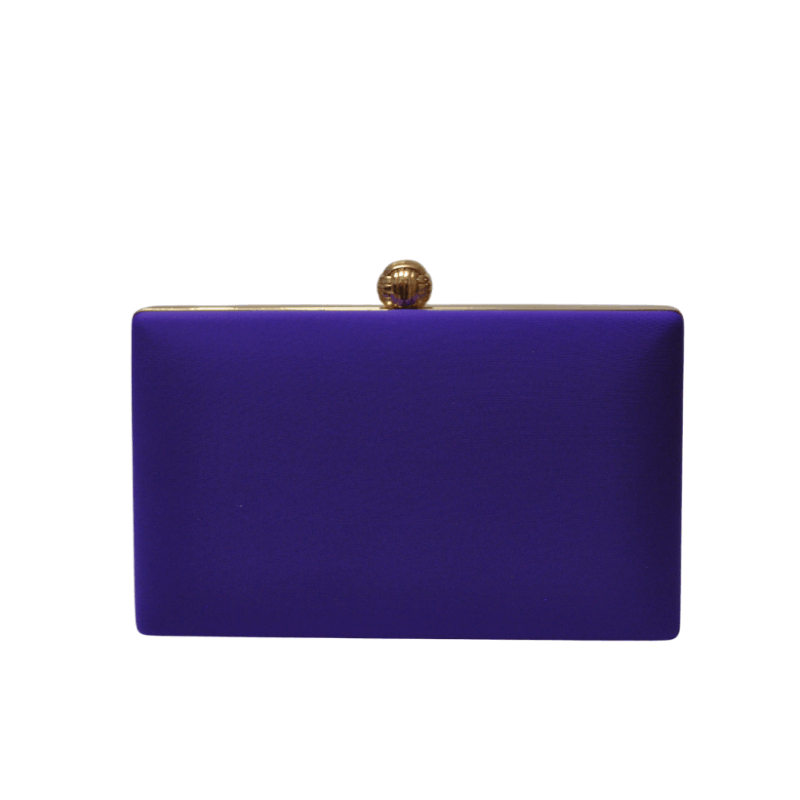 Clutch raso morado