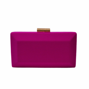 Clutch raso fucsia
