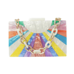 Bolso nácar clutch multi