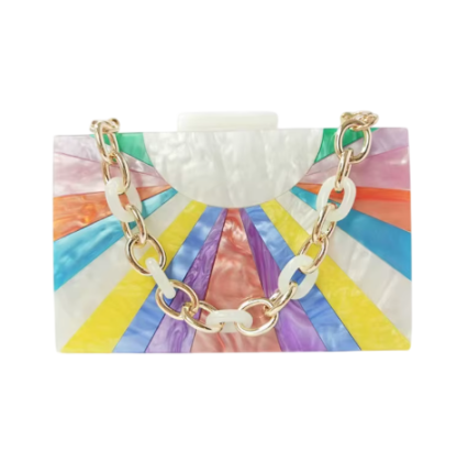 Bolso nácar clutch multi