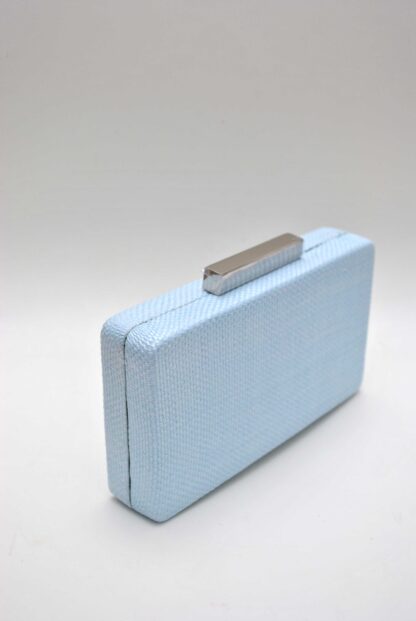 Clutch cajita azul celeste - Imagen 2