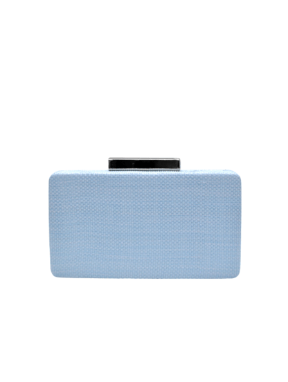 Clutch cajita azul celeste