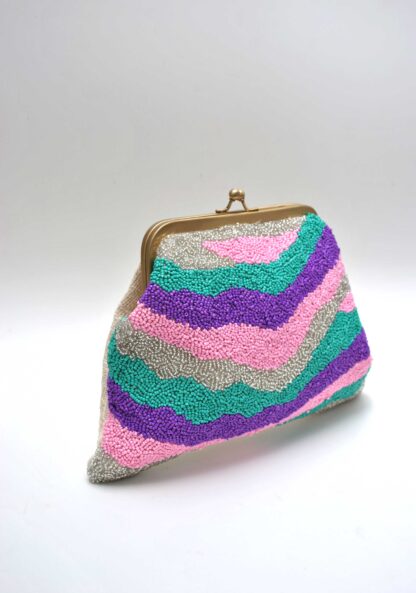 Clutch cuentas multicolor - Imagen 3