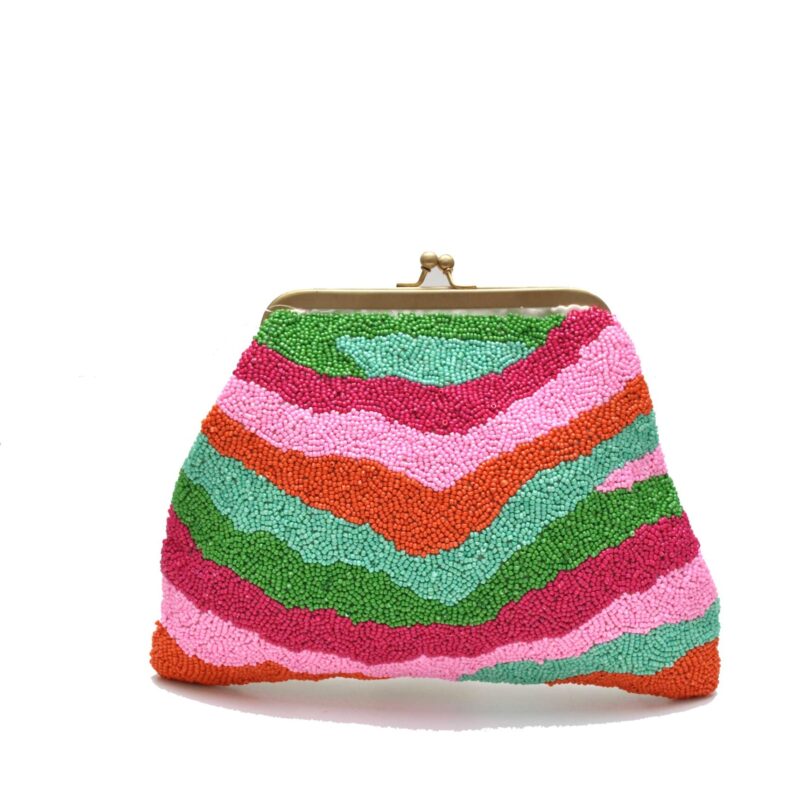 Clutch multicolor cuentas