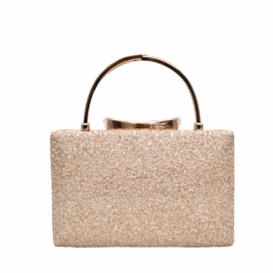 Clutch oro rosa glitter