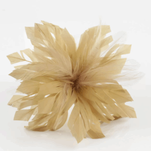 Tocado taupé champagne