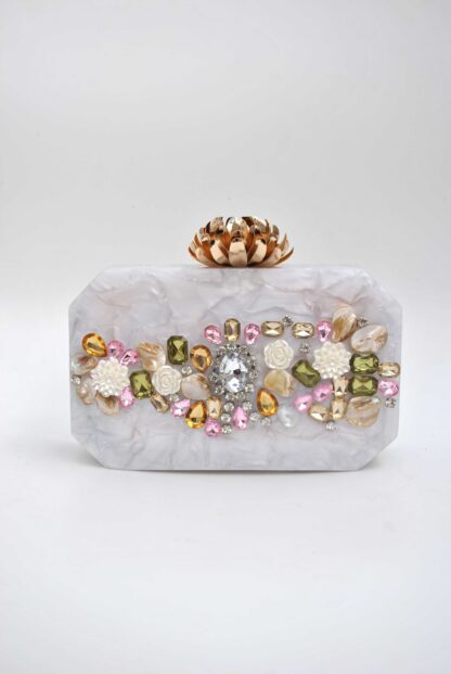 Clutch resina y pedrería