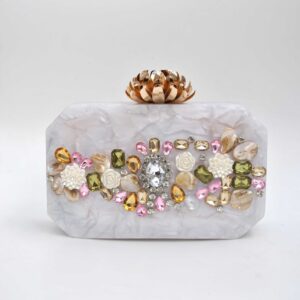 Clutch resina y pedrería