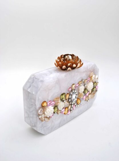 Clutch resina y pedrería - Imagen 2