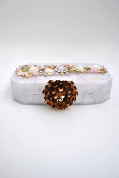 Clutch resina y pedrería - Imagen 4