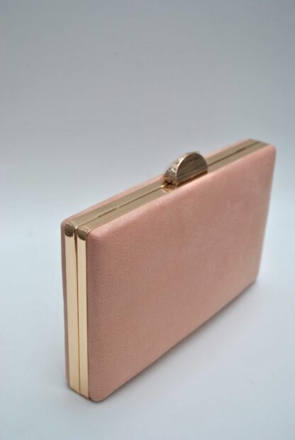 Clutch oro y rosa nude - Imagen 2
