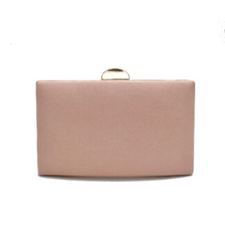 Clutch oro y rosa nude