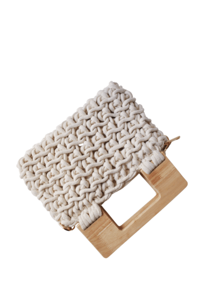 Bolso de crochét y madera - Imagen 3