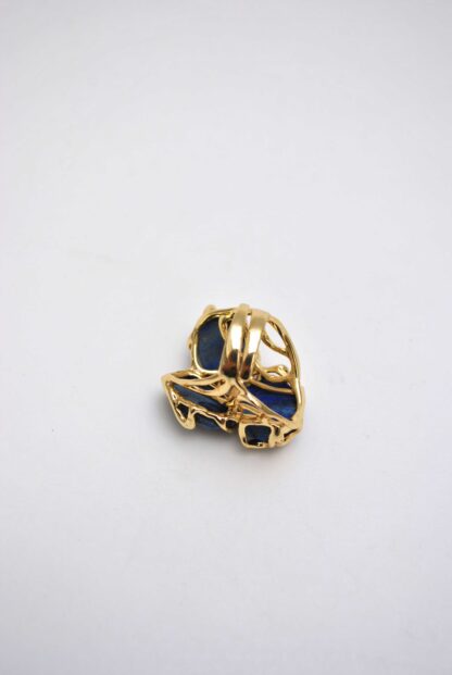 Anillo piedras trío azul real - Imagen 3