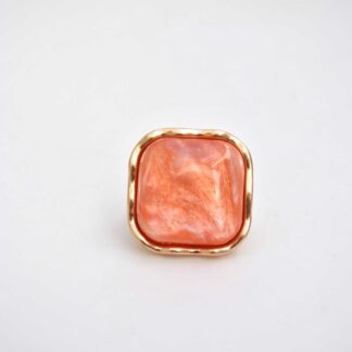 Anillo elástico naranja resina