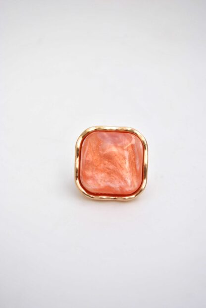 Anillo elástico naranja resina