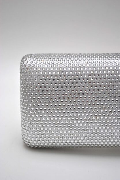 Bolso baguette cristal plata - Imagen 2