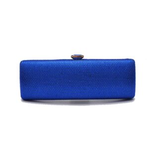 Bolso baguette cristal azul