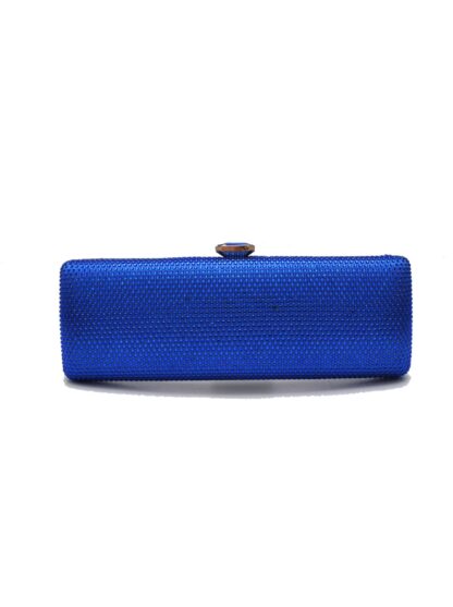 Bolso baguette cristal azul