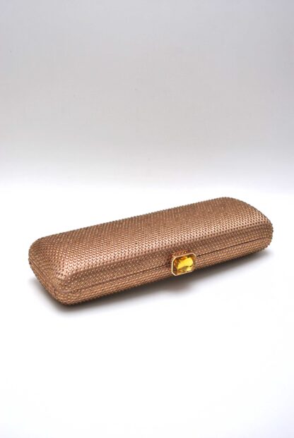 Bolso baguette cristal oro viejo - Imagen 2