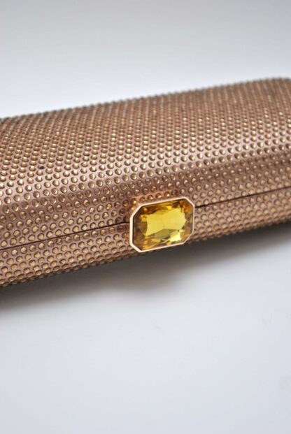 Bolso baguette cristal oro viejo - Imagen 3