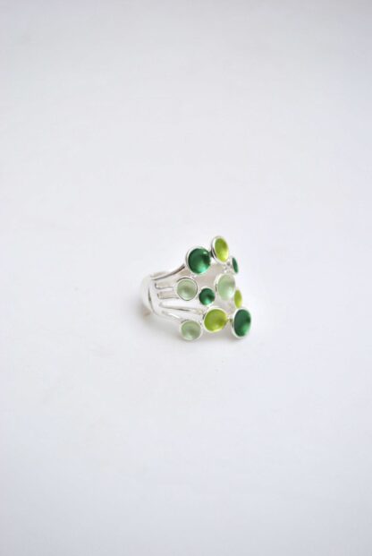 Anillo elástico círculos verdes - Imagen 2