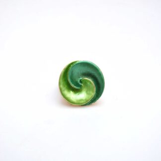 Anillo elástico espiral verde