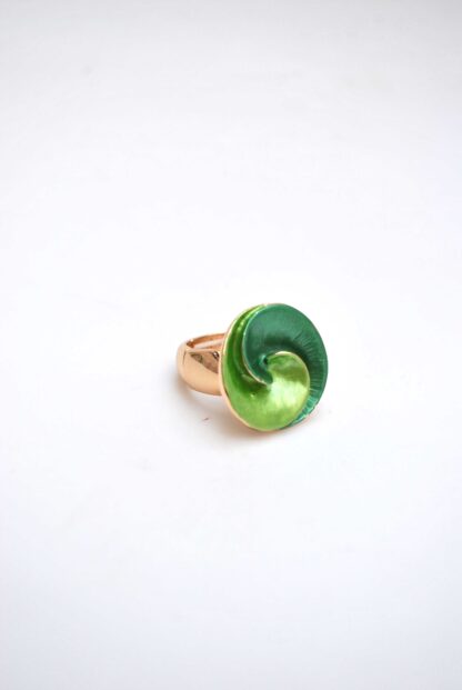 Anillo elástico espiral verde - Imagen 2