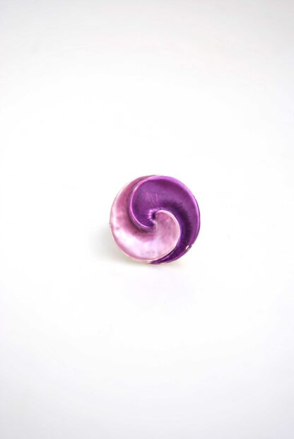 Anillo elástico espiral morado