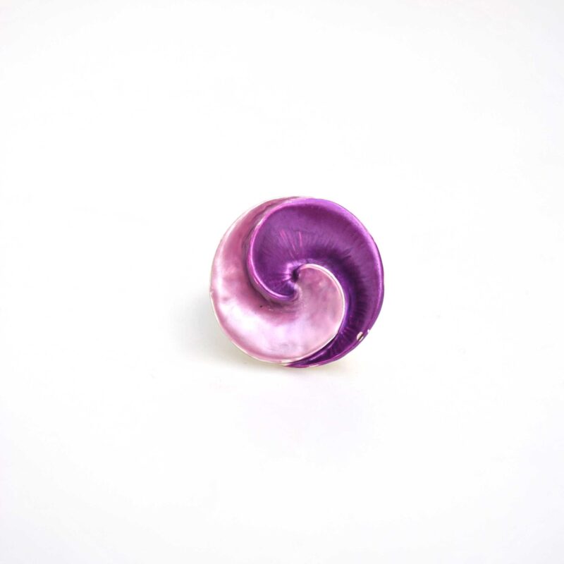 Anillo elástico espiral morado