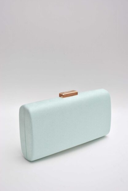 Clutch verde agua y oro - Imagen 2