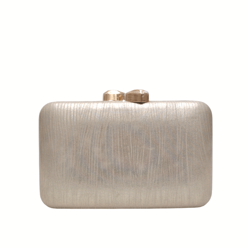 Clutch dorado metalizado