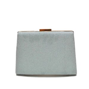 Clutch brillo verde agua