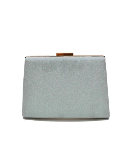 Clutch brillo verde agua