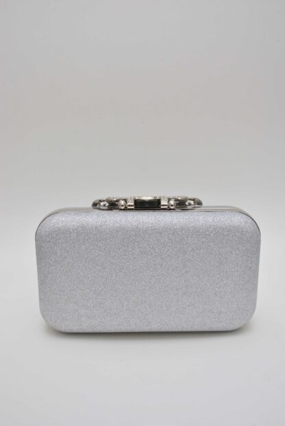 Clutch plata joya asa - Imagen 4
