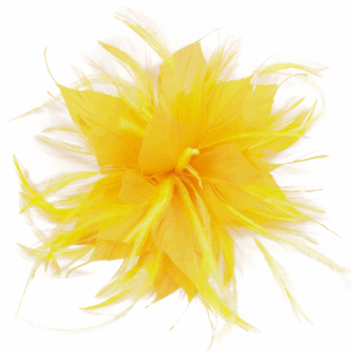 Flor tocado mostaza