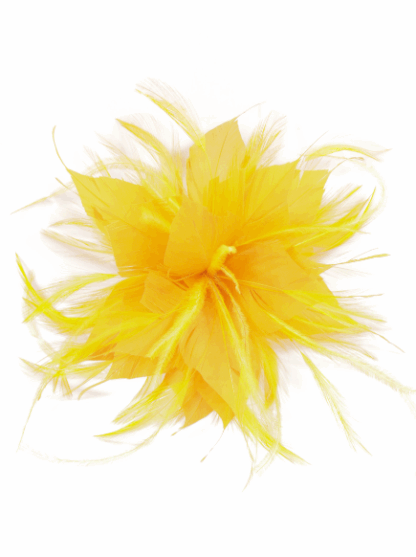 Flor tocado mostaza