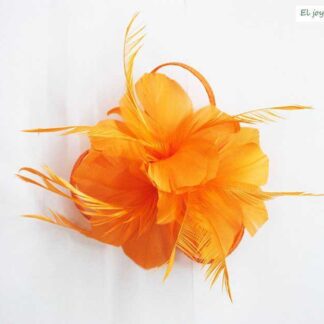 Flor tocado naranja