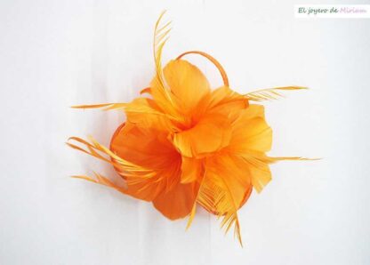 Flor tocado naranja