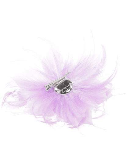 Flor tocado malva pastel - Imagen 2