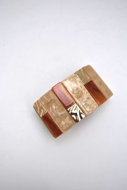 Brazalete dorado resina - Imagen 2
