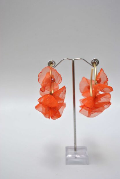 Aros flores naranjas - Imagen 2